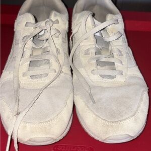 Asics White Athletic Shoes